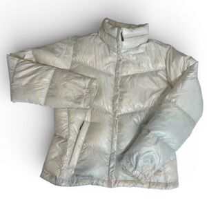 Columbia Cream Down Puffer Jacket Women’s Medium